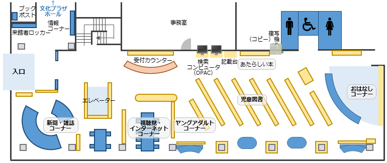 館内案内図 1階