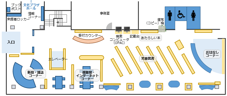 館内案内図 1階