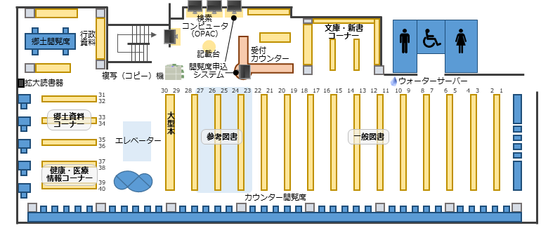 館内案内図 2階