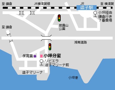 小坪分室地図