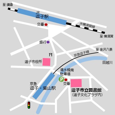 Zushi City Library Map